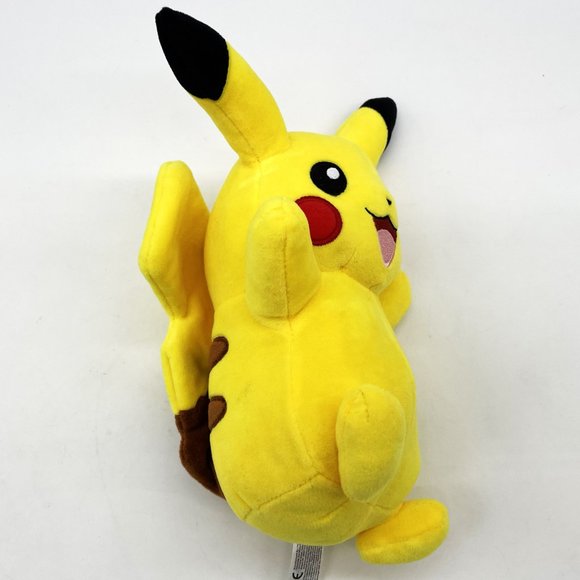 Wicked Cool Toys WCT 8" Yellow Pokemon Pikachu Plush Stuffed Animal Anime Toys - Picture 3 of 6